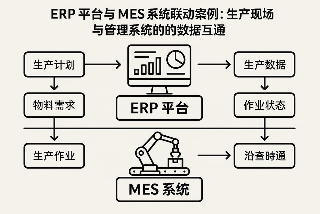 ERP 平台与 MES 系统联动案例：生产现场与管理系统的数据互通
